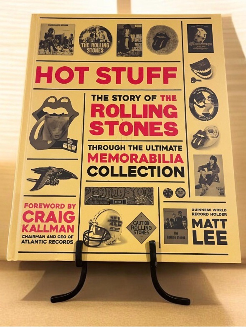 ‘Hot Stuff: The Story of the Rolling Stones’ Hard Back Collectible Book